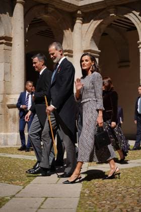 Spanish King Felipe and Quee Letizia during Miguel de Cervantes awards in Madrid on Tuesday, 23 April 2024 Cordon Press 