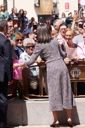 April 23, 2024, Madrid, Madrid, Spain: QUEEN LETIZIA of Spain attends the Miguel De Cervantes Literature award 2023 at the Alcal¡ de Henares University Madrid Spain - ZUMAc260 20240423_zep_c260_022 Copyright: xMikexChicorrox