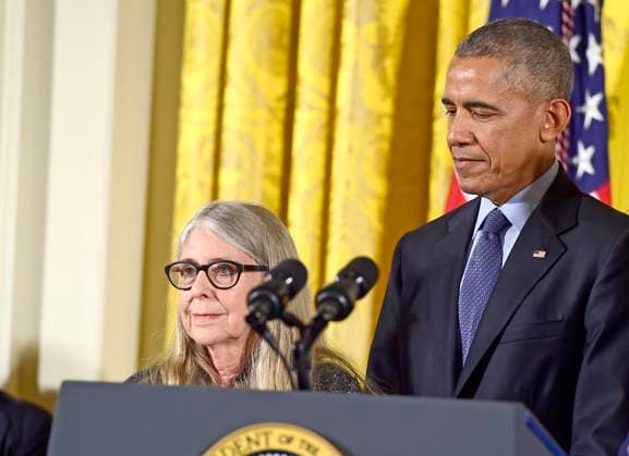 Presidential Medal of Freedom Ceremony United States President Barack Obama presents the Presidential Medal of Freedom to mathematician and computer scientist Margaret H. Hamilton during a ceremony in the East Room of the White House in Washington, DC on Tuesday, November 22, 2016. The Presidential Medal of Freedom is the Nation’s highest civilian honor. Photo Credit: Ron Sachs CNP AdMedia Washington District of Columbia United States of America EDITORIAL USE ONLY  Copyright: xx RonxSachsx admphotostwo308746