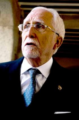 Luis Mateo Diez bei der Verleihung des Premio Miguel de Cervantes für Literatur an Luis Mateo Diez in der Universidad de Alcala. Alcala de Henares, 23.04.2024