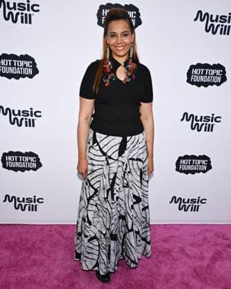 April 24, 2024, Los Angeles, California, USA: Rhiannon Giddens attends the 16th Annual Music Will Benefit. Los Angeles USA - ZUMAb173 20240424_aap_b173_040 Copyright: xBillyxBennightx