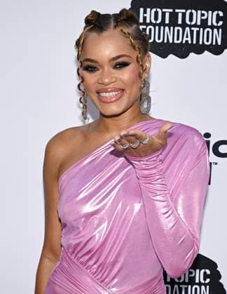 April 24, 2024, Los Angeles, California, USA: Andra Day attends the 16th Annual Music Will Benefit. Los Angeles USA - ZUMAb173 20240424_aap_b173_062 Copyright: xBillyxBennightx