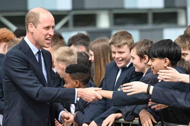 Entertainment Themen der Woche KW17 Prince William visits St. Michael?s Church of England High School in Sandwell to learn about the award-winning student-led initiatives available to pupils to support their mental health and wellbeing. The Prince was initially invited to visit the school in a letter posted on X by twelve-year-old Freddie Hadley last October. Whilst unable to visit at the time, His Royal Highness responded to the letter with a message on X on World Mental Health Day, commending Freddie and St. Michael?s School on their work to tackle mental health challenges faced by pupils. Featuring: William, Prince of Wales Where: Sandwell, United Kingdom When: 25 Apr 2024 Credit: Cover Images EDITORIAL USE ONLY. NOT FOR USE BY NEWSPAPERS BASED IN THE UK. Copyright: xx coverimg53677144