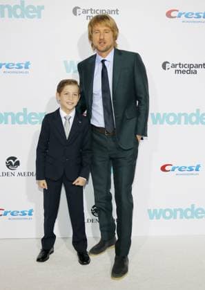 Jacob Tremblay , Owen Wilson at the Premiere of Lionsgate s Wonder at the Regency Village Theatre in Westwood 172165, Jacob Tremblay , Owen Wilson at the Premiere of Lionsgate s Wonder at the Regency Village Theatre in Westwood. Los Angeles, California - Tuesday November 14, 2017., Copyright: xLumeimages,xPacificCoastNewsx xAvalonx 0533269295