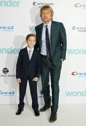 Jacob Tremblay , Owen Wilson at the Premiere of Lionsgate s Wonder at the Regency Village Theatre in Westwood 172165, Jacob Tremblay , Owen Wilson at the Premiere of Lionsgate s Wonder at the Regency Village Theatre in Westwood. Los Angeles, California - Tuesday November 14, 2017., Copyright: xLumeimages,xPacificCoastNewsx xAvalonx 0533269296