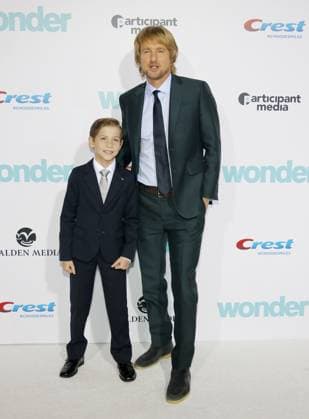 Jacob Tremblay , Owen Wilson at the Premiere of Lionsgate s Wonder at the Regency Village Theatre in Westwood 172165, Jacob Tremblay , Owen Wilson at the Premiere of Lionsgate s Wonder at the Regency Village Theatre in Westwood. Los Angeles, California - Tuesday November 14, 2017.,  Copyright: xLumeimages,xPacificCoastNewsx xAvalonx 0533269339
