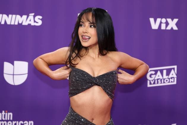 US Becky G poses in the red carpet of the Latin American Music Awards at MGM Grand Garden Arena in Las Vegas, Nevada, USA, 25 April 2024. Latin American Music Awards red carpet !ACHTUNG: NUR REDAKTIONELLE NUTZUNG!  Copyright: xRondaxChurchillx USA4422 20240426-55013424637_1