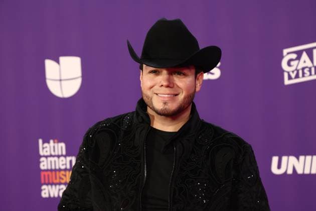 Lenin Ramírez arrives for the 2024 Latin American Music Awards at the Grand Garden Arena at MGM Resort and Casino in Las Vegas, Nevada on Thursday, April 25, 2024.  LAV20240425039 JAMESxATOA