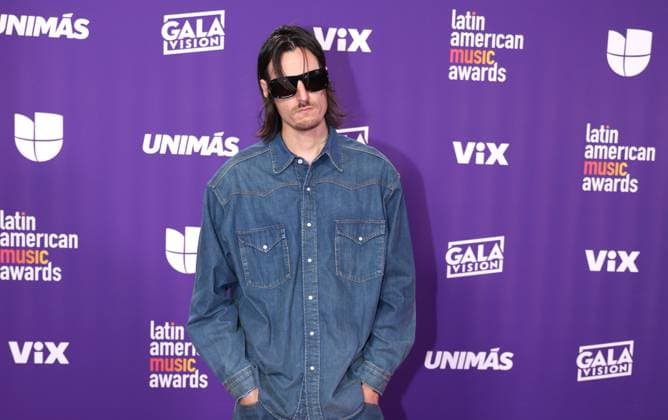 Venezuelan singer and producer Danny Ocean poses on the red carpet at the ninth edition of the Latin American Music Awards held this Thursday at the MGM Grand. Garden Arena in Las Vegas, Nevada, USA, 25 April 2024. Red carpet of the Latin American Music Awards !ACHTUNG: NUR REDAKTIONELLE NUTZUNG!  Copyright: xRondaxChurchillx USA4529 20240426-55013425420_1