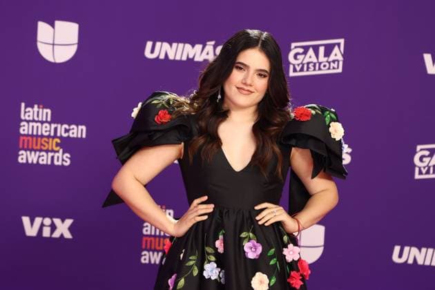 Camila Fernández arrives for the 2024 Latin American Music Awards at the Grand Garden Arena at MGM Resort and Casino in Las Vegas, Nevada on Thursday, April 25, 2024.  LAV20240425122 JAMESxATOA