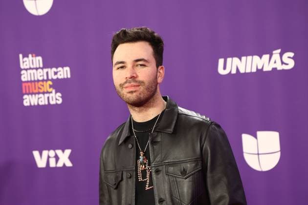 Kiko Baez arrives for the 2024 Latin American Music Awards at the Grand Garden Arena at MGM Resort and Casino in Las Vegas, Nevada on Thursday, April 25, 2024.  LAV20240425105 JAMESxATOA