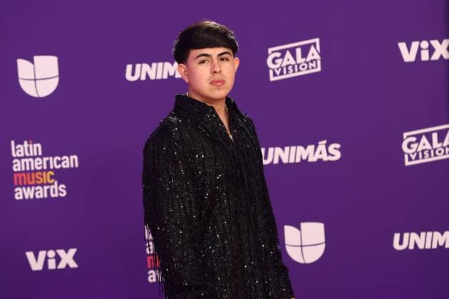 scar Maydon arrives for the 2024 Latin American Music Awards at the Grand Garden Arena at MGM Resort and Casino in Las Vegas, Nevada on Thursday, April 25, 2024.  LAV20240425148 JAMESxATOA