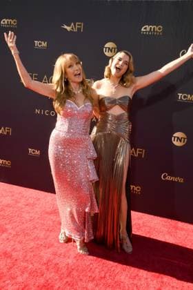 HOLLYWOOD, CA - APRIL 27: Jane Seymour and Christy Scott Cashman at the 49th AFI Life Achievement Award Tribute to Nicole Kidman at The Dolby Theater inHollywood,California on April 27, 2024. Copyright: xJeffreyxMayerx