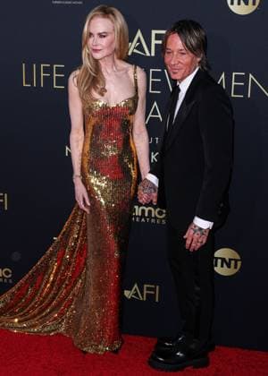 Gala Tribute to Nicole Kidman - LA Nicole Kidman and husband Keith Urban arrive at the 49th Annual AFI (American Film Institute) Lifetime Achievement Award Gala Tribute Celebrating Nicole Kidman held at the Dolby Theatre on April 27, 2024 in Hollywood, Los Angeles, CA, USA. Photo by Xavier Collin Image Press Agency ABACAPRESS.COM Los Angeles CA United States  Copyright: xCollinxXavier ImagexPressxAgencyxABACAx