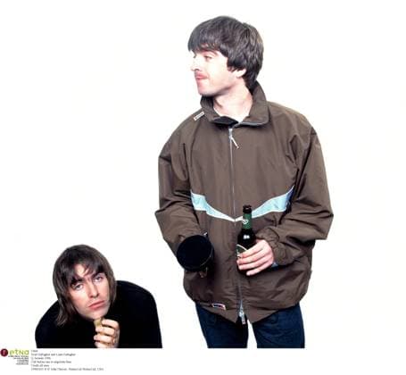 Oasis Noel Gallagher and Liam Gallagher Q Awards 1996 Call before use to negotiate fees Credit all uses Oasis Noel Gallagher and Liam Gallagher Q Awards 1996 Call before use to negotiate fees Credit all uses,  Copyright: x xJohnxChevesx xAvalonx 0536706295