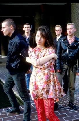 Icelandic group The Sugarcubes with lead singer Bjork in October 1987 . Tim Jarvis Retna UK Credit all uses Icelandic group The Sugarcubes with lead singer Bjork in October 1987 . Tim Jarvis Retna UK Credit all uses,  Copyright: x xTimxJarvisx xAvalonx 0536765823