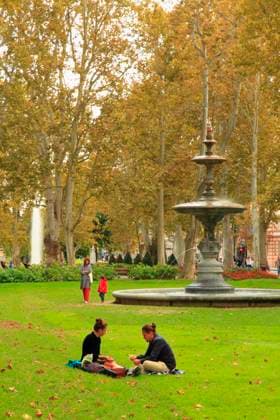 Croatia, Zagreb, Zrinjevac Park, fountain, people, Croatia, Zagreb, Zrinjevac Park, fountain, people,,  Copyright: xTiborxBognarx xAvalonx 0540901708