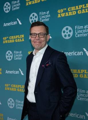 Henry Timms arrives on the red carpet at the 49th Chaplin Award Honoring Jeff Bridges at Lincoln Center on April 29, 2024 in New York City.  NYP20240429707 SerenaxXuxNing