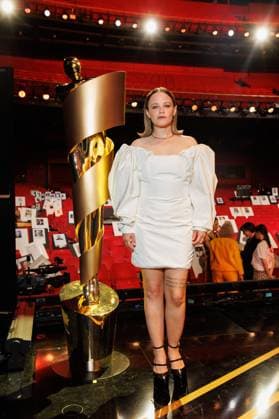 Fotocall - Deutscher Filmpreis Moderatoren Jasna Fritzi Bauer beim Fotocall der Moderatoren des Deutschen Filmpreises 2024 im Theater am Potsdamer Platz am 01.05.2024 in Berlin. Copyright: xEventpressxKochanx
