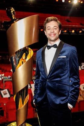 Fotocall - Deutscher Filmpreis Moderatoren Tobias Krell (Checker Tobi) beim Fotocall der Moderatoren des Deutschen Filmpreises 2024 im Theater am Potsdamer Platz am 01.05.2024 in Berlin. Copyright: xEventpressxKochanx