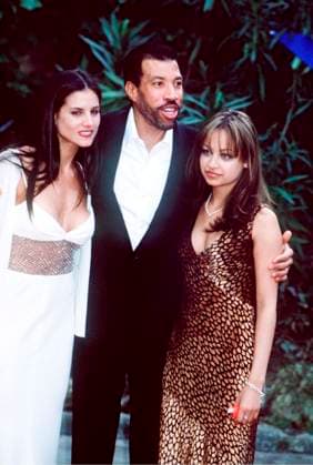 Lionel Richie and his wife Diane and daughter Nicole Richie at The 1997 World Music Awards, Monaco, April 1997. Copyright: xFAMOUS. x 04407372
