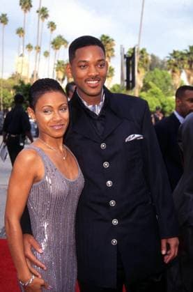 Will Smith and Jada Pinkett-Smith at the Blockbuster Entertainment Awards - March 1997 Copyright: x FAMOUSx 04411943