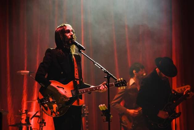 Milan, Baustelle perform in concert during Intimo Sexy! Elvis at the Theater Tour 2024. In the photo: Francesco Bianconi  Copyright: xAlessandroxBremecx xipa-agency.nx xx IPA_Agency_IPA45677281