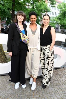 Bunte New Faces Award Film in Berlin RECORD DATE NOT STATED Hanna Seidel ,Merle Grimme und Anna Roller