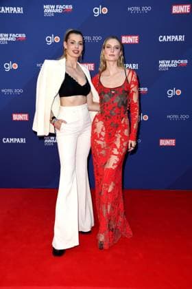 Bunte New Faces Award Film in Berlin RECORD DATE NOT STATED Rebecca Kunikowsk und Kim Hnizdo