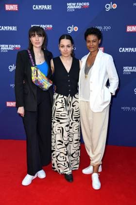 Bunte New Faces Award Film in Berlin RECORD DATE NOT STATED Hanna Seidel , Anna Roller und Merle Grimme