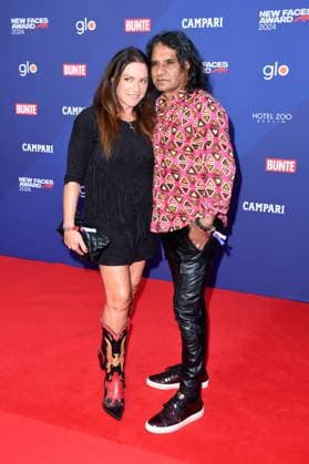 Bunte New Faces Award Film in Berlin RECORD DATE NOT STATED Christine Neubauer und Jose Campos
