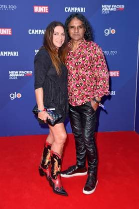 Bunte New Faces Award Film in Berlin RECORD DATE NOT STATED Christine Neubauer und Jose Campos