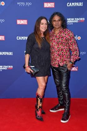 Bunte New Faces Award Film in Berlin RECORD DATE NOT STATED Christine Neubauer und Jose Campos