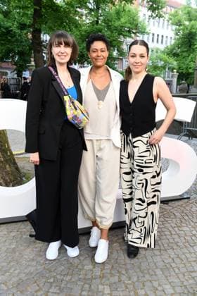 Bunte New Faces Award Film in Berlin RECORD DATE NOT STATED Hanna Seidel ,Merle Grimme und Anna Roller