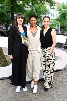 Bunte New Faces Award Film in Berlin RECORD DATE NOT STATED Hanna Seidel ,Merle Grimme und Anna Roller