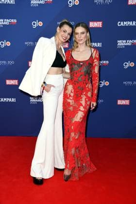 Bunte New Faces Award Film in Berlin RECORD DATE NOT STATED Rebecca Kunikowsk und Kim Hnizdo