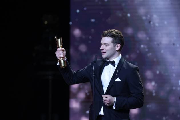 Deutscher Filmpreis 2024 BESTE MÄNNLICHE HAUPTROLLE Simon Morze bei der Verleihung der Lola - Deutscher Filmpreis 2024 im Theater am Potsdamer Platz in Berlin 03.05.2024 Copyright: xEventpressx