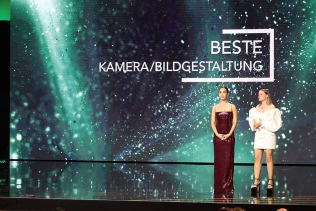 Deutscher Filmpreis 2024 Gizem Emre und Jasna Fritzi Bauer bei der Verleihung der Lola - Deutscher Filmpreis 2024 im Theater am Potsdamer Platz in Berlin 03.05.2024 Copyright: xEventpressx