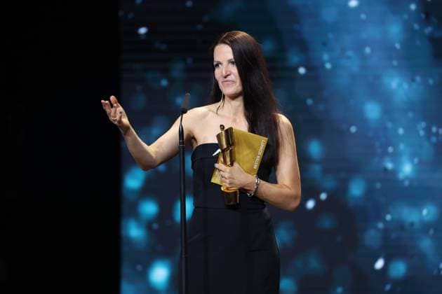 Deutscher Filmpreis 2024 BESTER SCHNITT Nicole KortluÌˆke Â· SIEBEN WINTER IN TEHERAN bei der Verleihung der Lola - Deutscher Filmpreis 2024 im Theater am Potsdamer Platz in Berlin 03.05.2024 Copyright: xEventpressx
