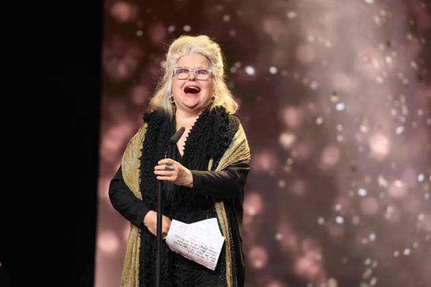 Deutscher Filmpreis 2024 EHRENPREIS Hanna Schygulla bei der Verleihung der Lola - Deutscher Filmpreis 2024 im Theater am Potsdamer Platz in Berlin 03.05.2024 Copyright: xEventpressx