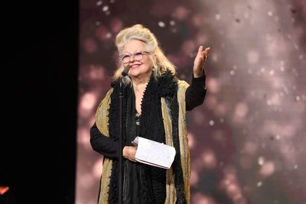 Deutscher Filmpreis 2024 EHRENPREIS Hanna Schygulla bei der Verleihung der Lola - Deutscher Filmpreis 2024 im Theater am Potsdamer Platz in Berlin 03.05.2024 Copyright: xEventpressx