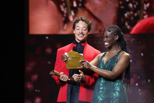 Deutscher Filmpreis 2024 Ivy Quainoo. Aurel Mertz bei der Verleihung der Lola - Deutscher Filmpreis 2024 im Theater am Potsdamer Platz in Berlin 03.05.2024 Copyright: xEventpressx