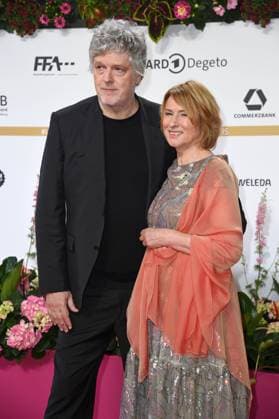 Matthias Glasner, Corinna Harfouch - DEUTSCHER FILMPREIS 2024 im Theater am Potsdamer Platz am 03.05.2024 - Roter Teppich
