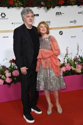 Matthias Glasner, Corinna Harfouch - DEUTSCHER FILMPREIS 2024 im Theater am Potsdamer Platz am 03.05.2024 - Roter Teppich