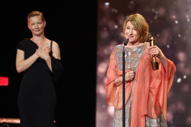 Bilder des Jahres 2024, Entertainment 05 Mai Entertainment Themen der Woche KW18 Deutscher Filmpreis 2024 BESTE WEIBLICHE HAUPTROLLE Corinna Harfouch Â· STERBEN bei der Verleihung der Lola - Deutscher Filmpreis 2024 im Theater am Potsdamer Platz in Berlin 03.05.2024 *** German Film Award 2024 BEST FEMALE HEADLINE Corinna Harfouch Â- STERBEN at the Lola German Film Award 2024 ceremony at the Theater am Potsdamer Platz in Berlin 03 05 2024 Copyright: xEventpressx