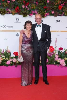 Charlotte Merz und Friedrich Merz bei der Ankunft zur Verleihung Deutscher Filmpreis am 3.05.2024 in Berlin Deutscher Filmpreis 2024 in Berlin
