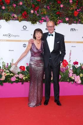 Charlotte Merz und Friedrich Merz bei der Ankunft zur Verleihung Deutscher Filmpreis am 3.05.2024 in Berlin Deutscher Filmpreis 2024 in Berlin