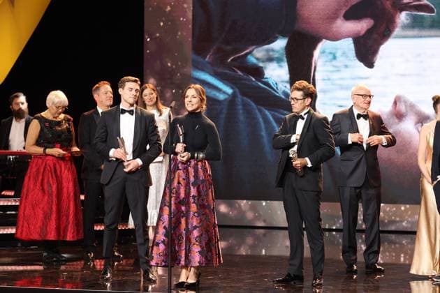Deutscher Filmpreis 2024 BESTER SPIELFILM SILBER Der Fuchs bei der Verleihung der Lola - Deutscher Filmpreis 2024 im Theater am Potsdamer Platz in Berlin 03.05.2024 Copyright: xEventpressx