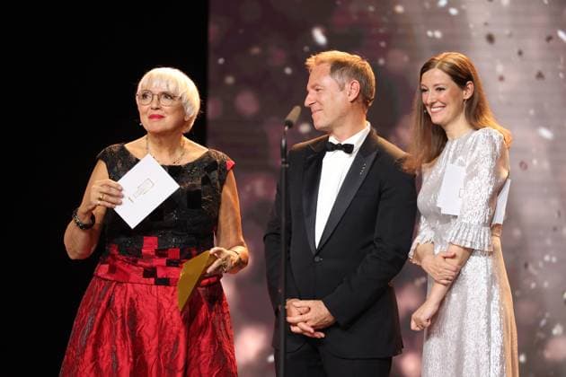 Deutscher Filmpreis 2024 Claudia Roth, Florian Gallenberger, Alexandra Maria Lara bei der Verleihung der Lola - Deutscher Filmpreis 2024 im Theater am Potsdamer Platz in Berlin 03.05.2024 Copyright: xEventpressx