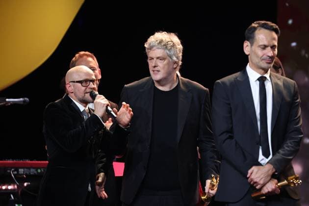 Deutscher Filmpreis 2024 BESTER SPIELFILM GOLD Sterben und Jürgen Vogel bei der Verleihung der Lola - Deutscher Filmpreis 2024 im Theater am Potsdamer Platz in Berlin 03.05.2024 Copyright: xEventpressx